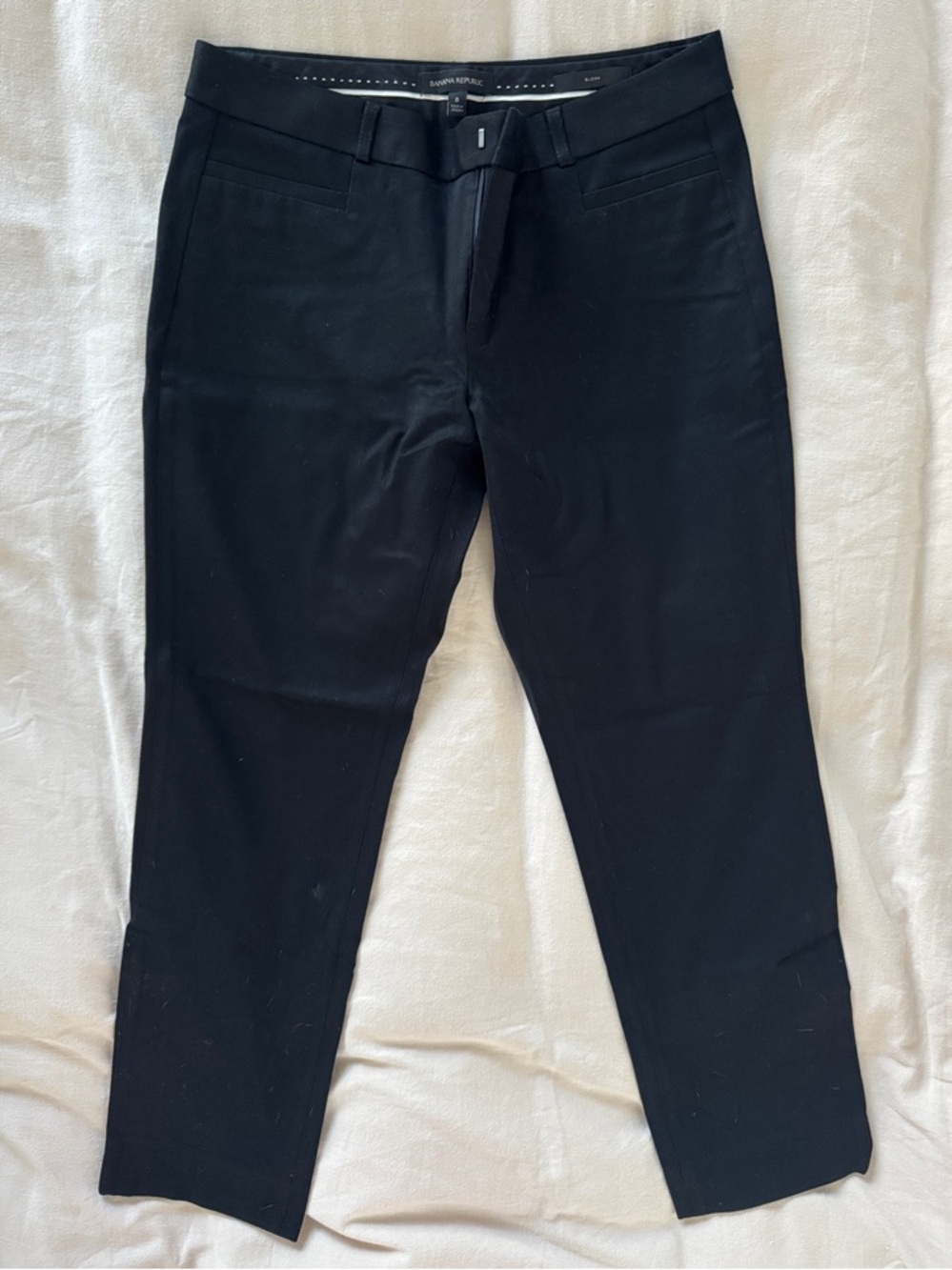 Banana Republic Black Womens Dress Trousers - Slim Tailored